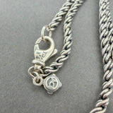 Estate David Yurman SS Coil Cable Station Necklace