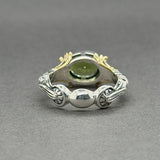 Estate Lagos SS 18 Caviar 2.04ct Peridot Cocktail Ring