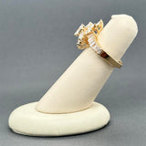 Estate 14K Y Gold 2.13ctw Diamond Cocktail Ring