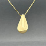 Estate Tiffany & Co. Peretti 18K Y Gold Teardrop Pendant