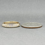 Estate 14K Y Gold 0.43ctw Diamond Anniversary Ring
