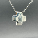 Estate Tiffany & Co. SS Roman Cross Pendant
