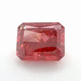 Estate 2.50ct Fancy Vivid Red/VS1 Lab-Created Rectangular Cut Loose Diamond IGI