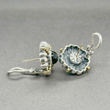Estate Lagos SS 18 Topaz Caviar Earrings