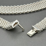 Estate Tiffany & Co. SS Somerset Mesh Collar Necklace