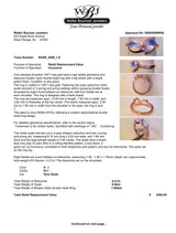Estate 14K R Gold 0.94ctw Opal & 0.21ctw Diamond Ring