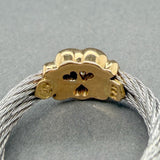 Estate Charriol STST 18 0.08ctw H/VS2 Diamond Heart Ring