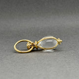 Estate Temple St. Clair 18K Y Gold 7.81ct Rock Crystal XS Amulet Pendant