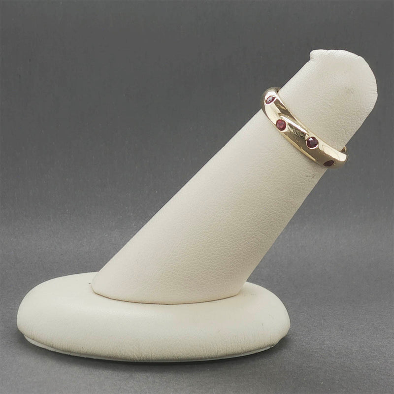 Estate Tiffany & Co. 18K Y Gold 0.40ctw Ruby Etoile Ring