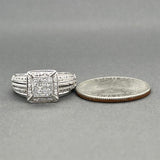 Estate Charriol 18K W Gold 0.29ctw Diamond Ring