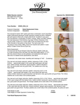 Estate 14K Y Gold 3.71ctw Jadeite Ring