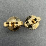 Estate Tiffany & Co. 18K Y Gold Return To Tiffany Mini Stud Earrings