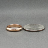 Estate 14K R Gold 3.18mm Polished Ring