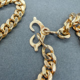 Estate 18K Y Gold 4.7mm 24” Curb Link Chain
