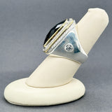 Estate David Yurman SS 18 18.55ct Smoky Quartz & 0.61ctw Diamond Albion Ring