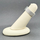 Estate Tiffany & Co. SS 0.08ctw Diamond Somerset Ring