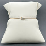 Estate 14K Y Gold 0.12ctw H/SI2 Diamond Bangle Bracelet