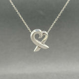 Estate Tiffany & Co. SS Picasso Mini Loving Heart Necklace