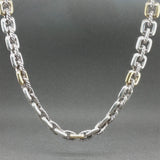 Estate David Yurman SS 18 Square Link 15.75” Chain