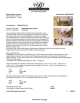 Estate 14K W Gold 1.11ctw H-I/SI1-2 Diamond Huggie Earrings