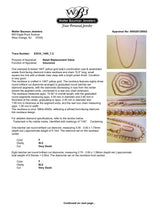 Estate 14K Y Gold 2.38ctw F-G/SI1-2 Diamond Riviere Necklace