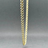Estate 14K Y Gold 3.39mm 25.5” Curb Link Chain