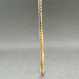 Estate 14K Y Gold 1.7mm 18” Beveled Box Chain