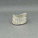 Estate John Hardy SS Wave Saddle Ring