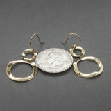 Estate Ippolita 18K Y Gold Mini Snowman Dangle Earrings