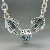 Estate Barry Kieselstein Cord SS 14 Frog Necklace