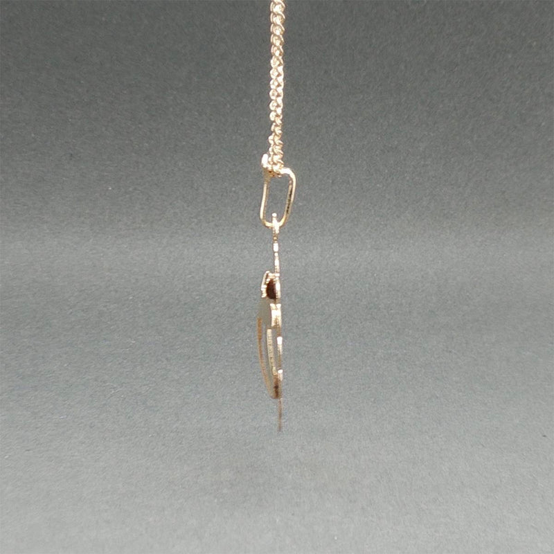 Estate 14K Y Gold Chai Pendant