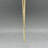 Estate 14K Y Gold 1.74mm 15.5” Curb Chain