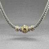 Estate John Hardy SS 18 Palu Dot Bead Necklace