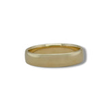 14K Y Gold 5mm European Cut Low Dome Band 10