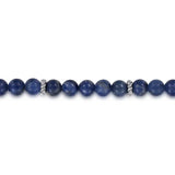 SS 8" 6mm Sodalite Beaded Bracelet