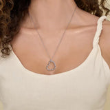 SS 20" Love Foundation Twist Heart Necklace