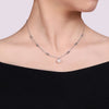SS 8mm Pearl and Bead Pendant Necklace