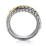 SS 14 Multi Row Wide Ring