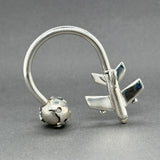 Estate Tiffany & Co. SS Airplane Key Ring