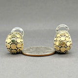 Estate John Hardy SS 18 Dot Buddha Belley Earrings