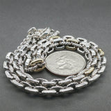 Estate David Yurman SS 18 Square Link 15.75” Chain