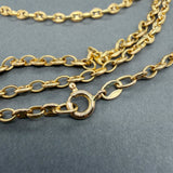 Estate 18K Y Gold 2.9mm 24” Anchor Chain