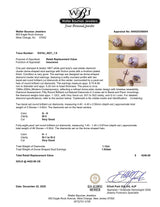 Estate 18K W Gold 1.12ctw G-I/SI1-2 Diamond Stud Earrings