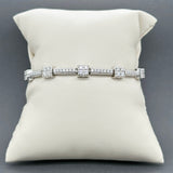 Estate 14K W Gold 2.29ctw G-H/VS2-SI1 Diamond Bracelet