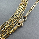 Estate 14K Y Gold 2.36mm 30” Figaro Chain