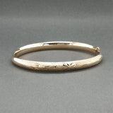 Estate 14K Y Gold Baby Bangle Bracelet