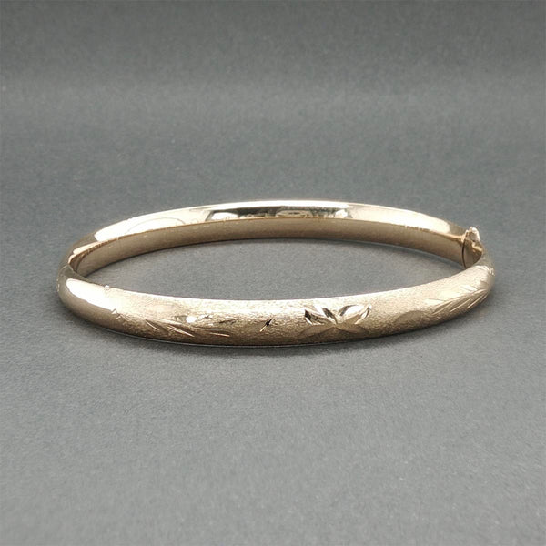 Estate 14K Y Gold Baby Bangle Bracelet