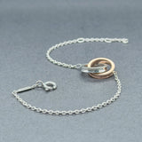 Estate Tiffany & Co. SS 1837 Interlocking Circle Bracelet