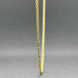 Estate 14K Y Gold 1.79mm 30.5” Rope Chain