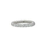14K W Gold 1.64ctw E-F/VS1 Lab Created Diamond Eternity Band